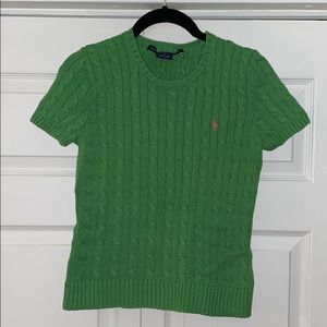 Short sleeve sweater